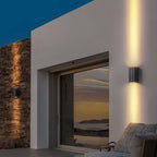 Modern Waterproof Black Up-Down LED Wall Light