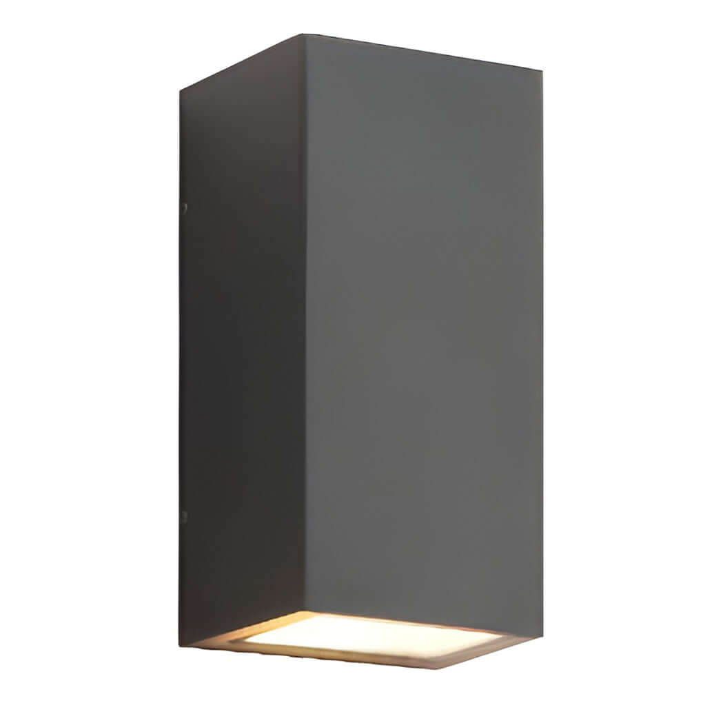 Modern Waterproof Black Up-Down LED Wall Light