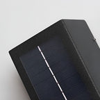 Modern Waterproof Black Up-Down LED Wall Light