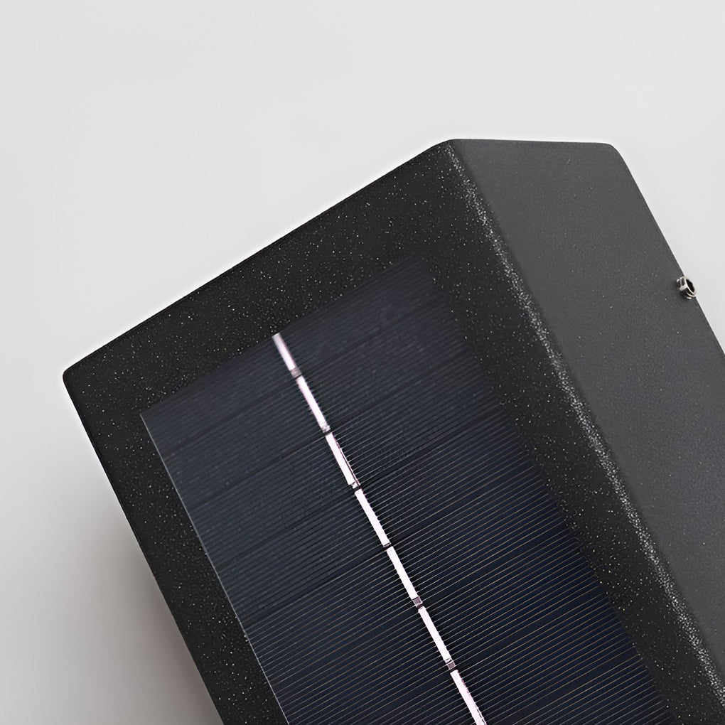 Modern Waterproof Black Up-Down LED Wall Light
