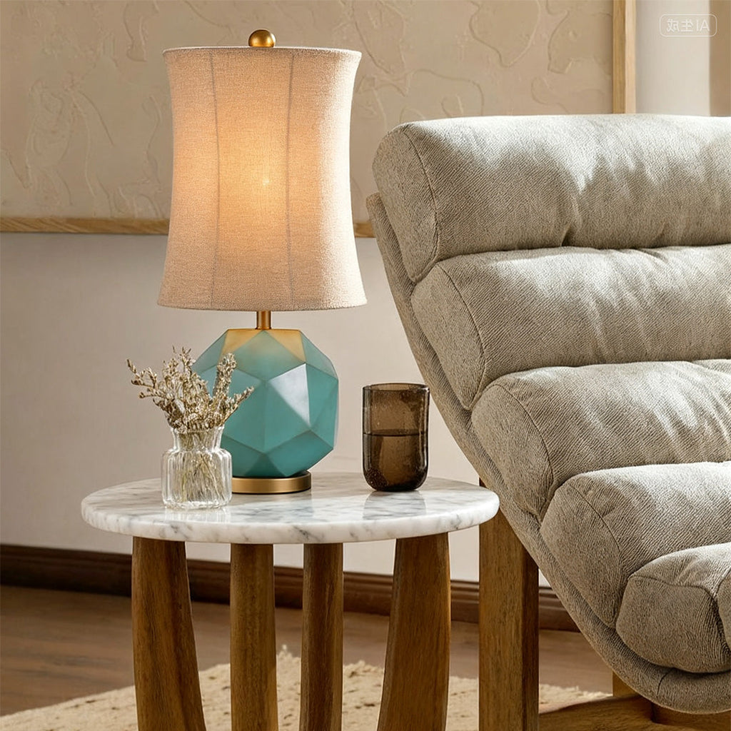 Stylish Modern Industrial Fabric Table Lamps - Decorative Lighting