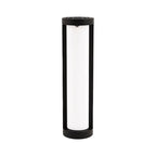 Modern Black LED Cylindrical Bollard Landscape Light