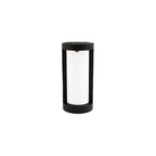Modern Black LED Cylindrical Bollard Landscape Light