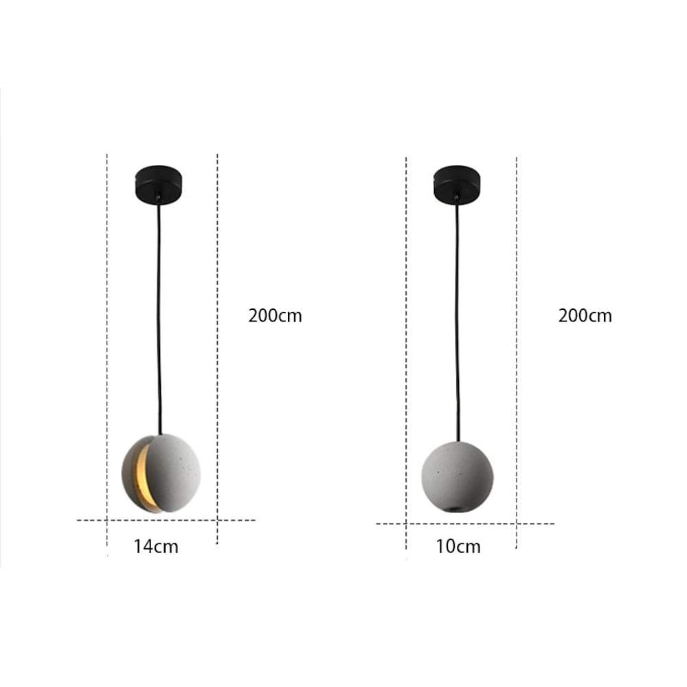 Unique Vintage Ceramic LED Pendant Light