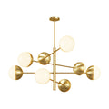 Modern Solid Copper Globe Chandelier Ceiling Light