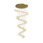Luxury Tulip Flower Ceramic Chandelier - Elegant Ceiling Light