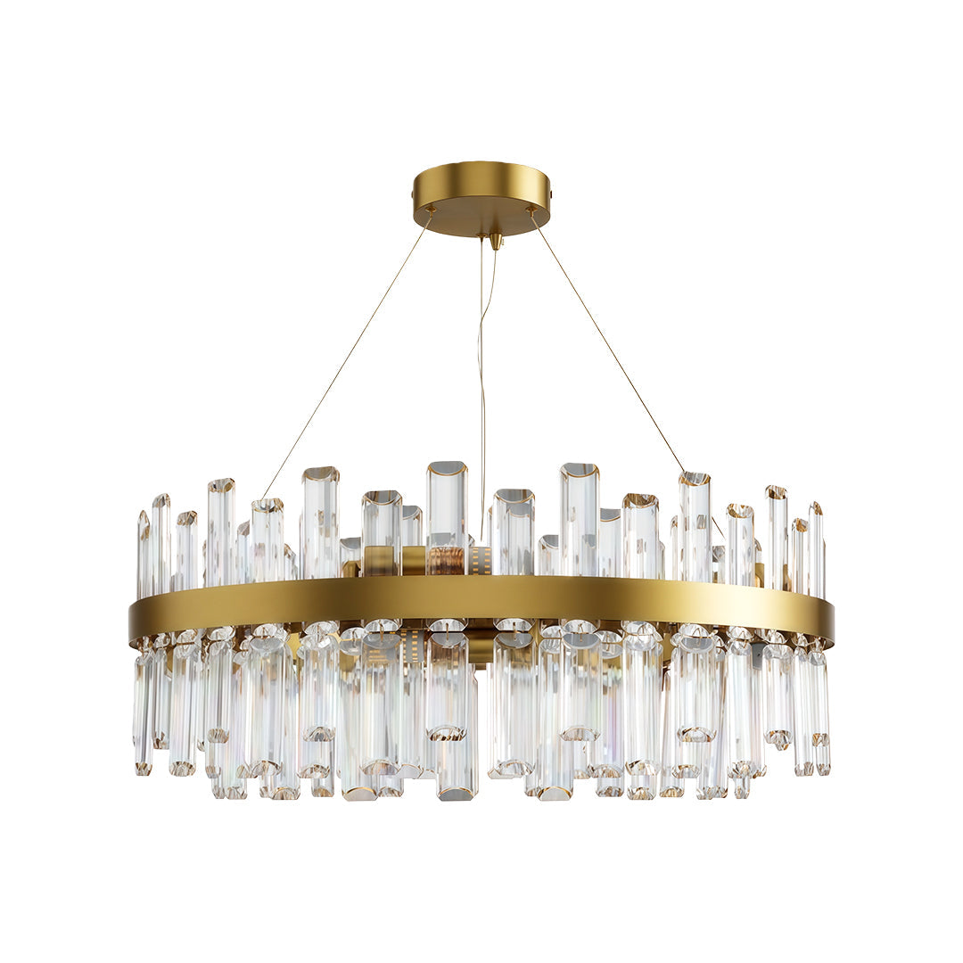 Nordic Crystal Chandelier - Elegant Ceiling Light