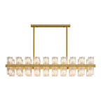Premium Crystal Chandelier with Copper Ceiling Fixture
