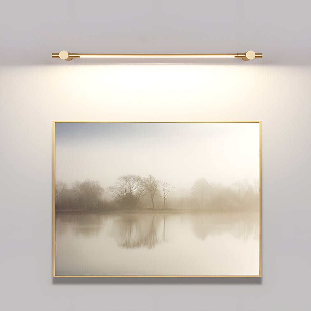 Elegant Brass Linear LED Bathroom Vanity Light - 35.4” & 47.2” Options
