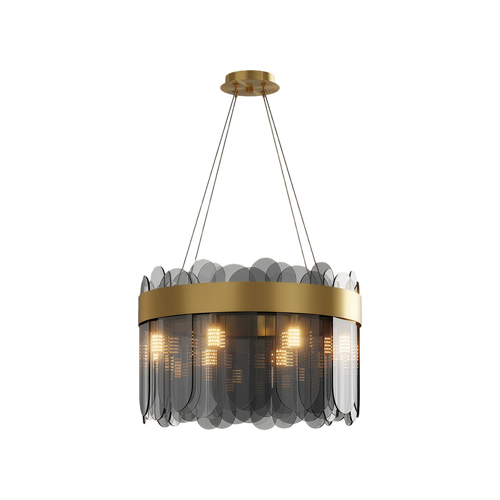 Luxury Glass Ceiling Chandelier - Modern Traditional Design