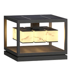 Premium Square Waterproof Metal Solar Brick Pillar Lights