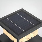 Premium Square Waterproof Metal Solar Brick Pillar Lights
