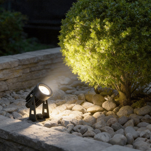 Adjustable Solar Landscape Spotlight for Outdoor Use