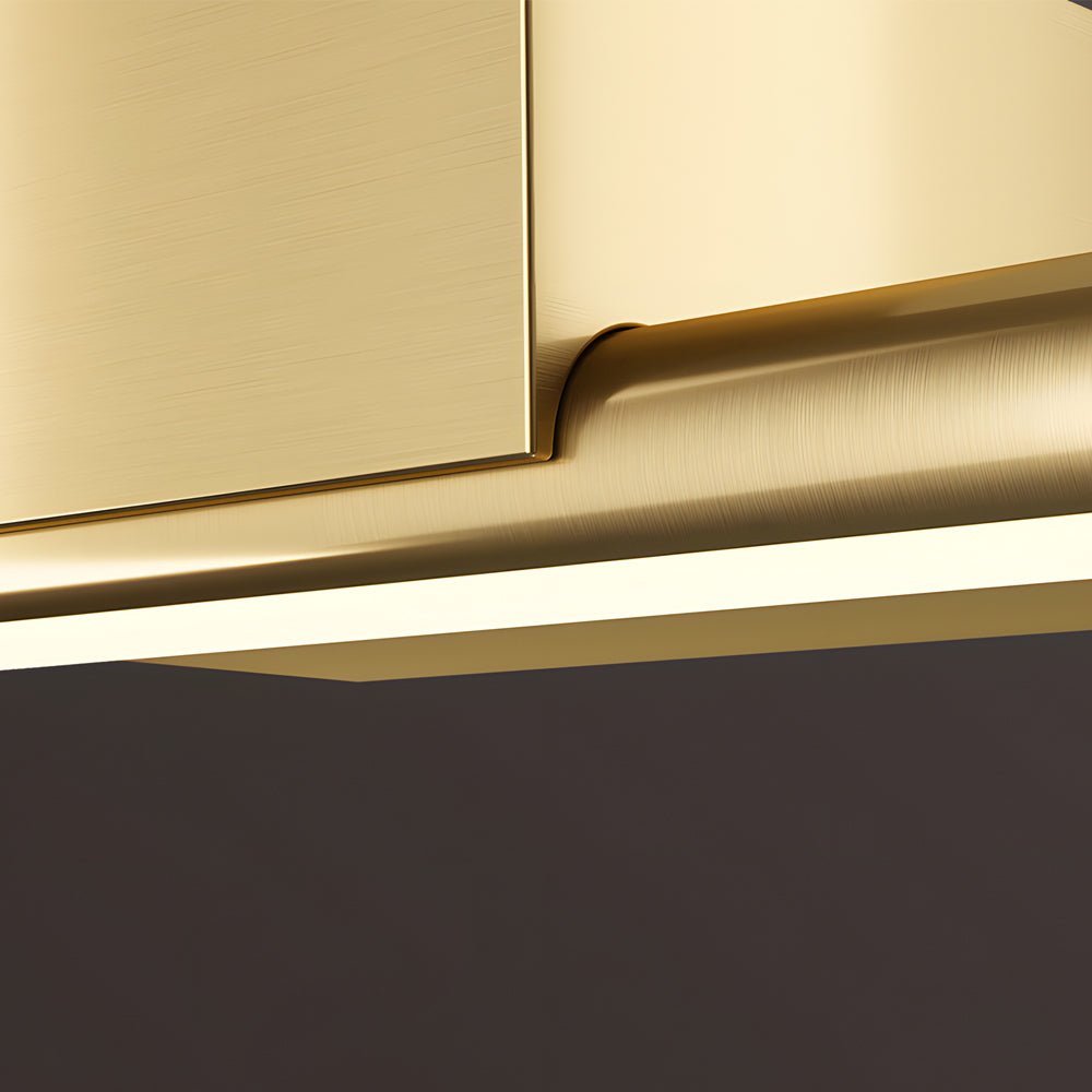 Brushed Brass Slim Cylinder LED Vanity Light for Bathrooms