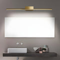Brushed Brass Slim Cylinder LED Vanity Light for Bathrooms