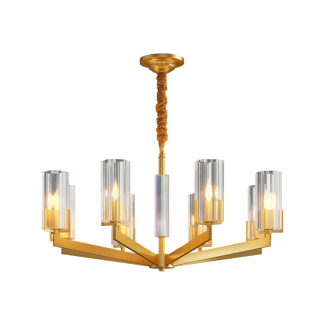 Luxury American-Style Candle Chandelier Ceiling Light