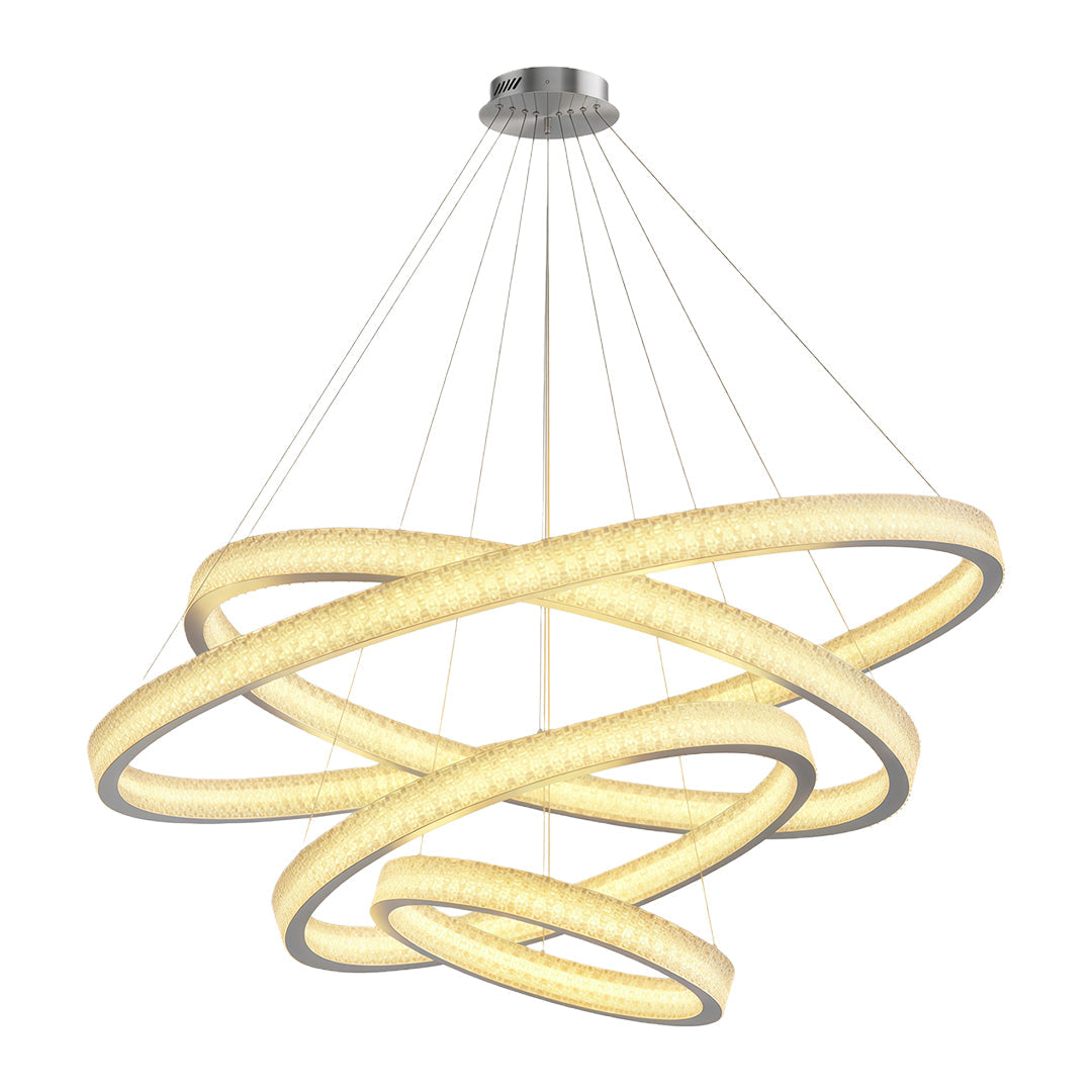 Luxury Copper Circular Chandelier Ceiling Light