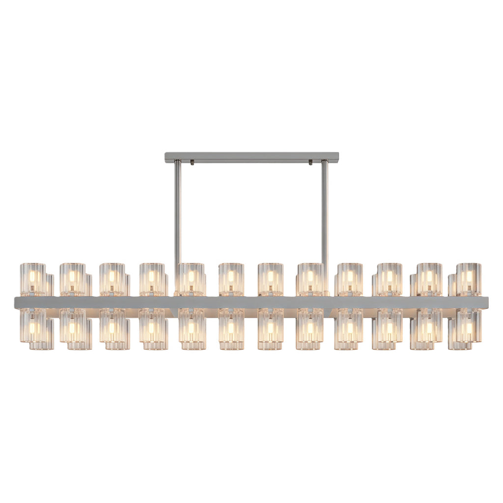 Premium Crystal Chandelier with Copper Ceiling Fixture