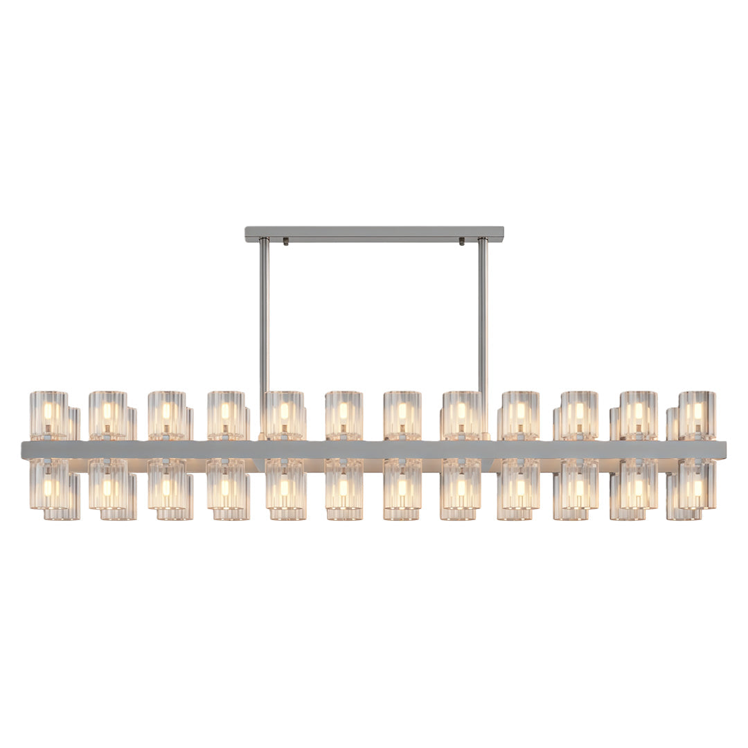 Premium Crystal Chandelier with Copper Ceiling Fixture