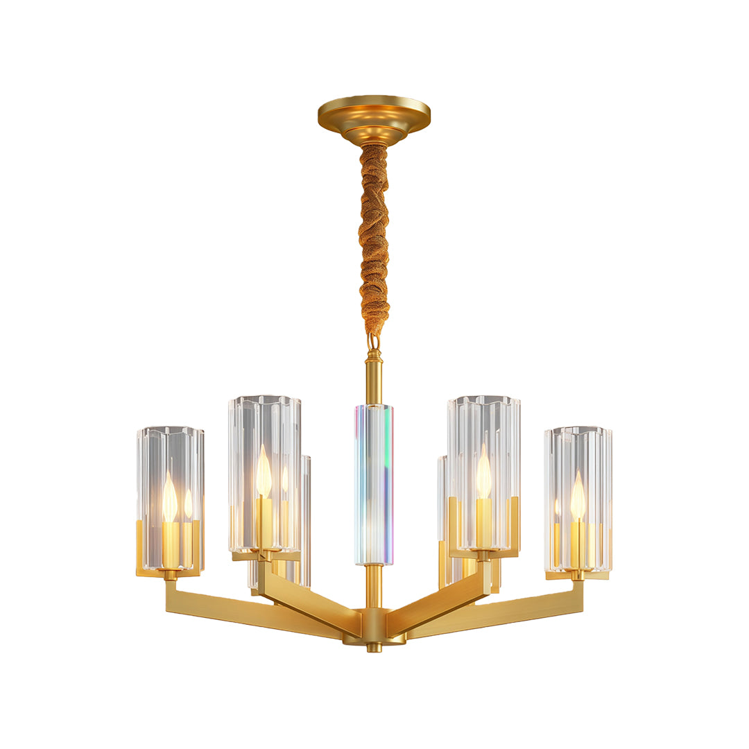 Luxury American-Style Candle Chandelier Ceiling Light