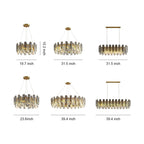 Modern Crystal Ceiling Light with Eye Protection
