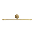 Brushed Gold Linear Vanity Light - European Copper Design