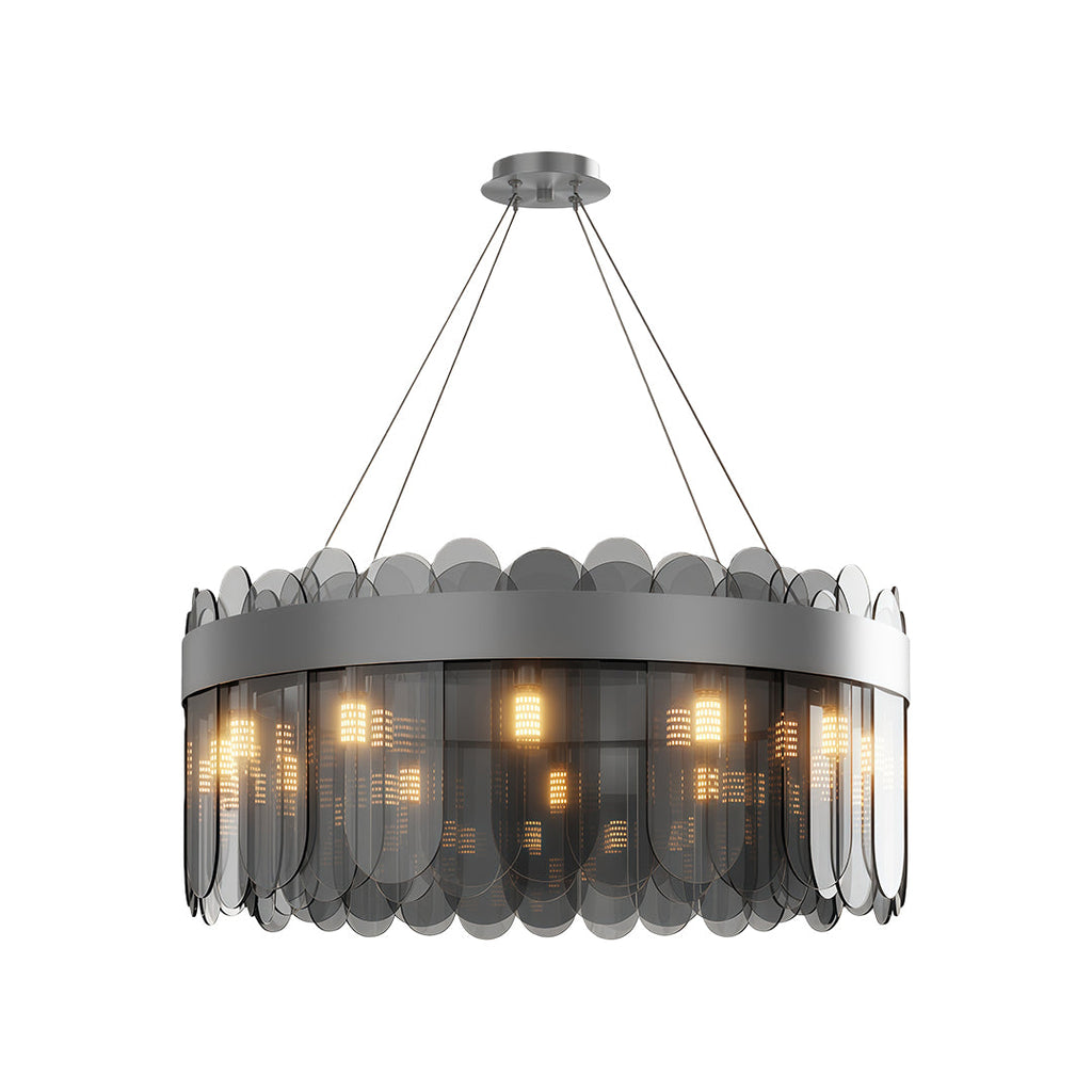 Luxury Glass Ceiling Chandelier - Modern Traditional Design