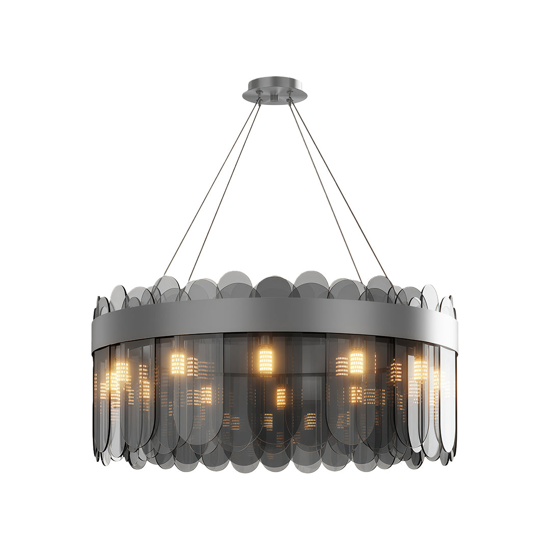 Luxury Glass Ceiling Chandelier - Modern Traditional Design