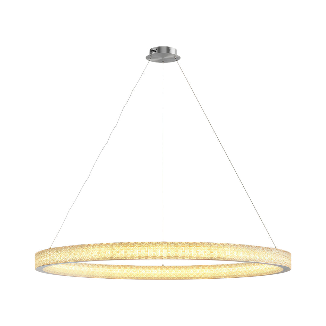 Luxury Copper Circular Chandelier Ceiling Light