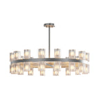 Premium Crystal Chandelier with Copper Ceiling Fixture