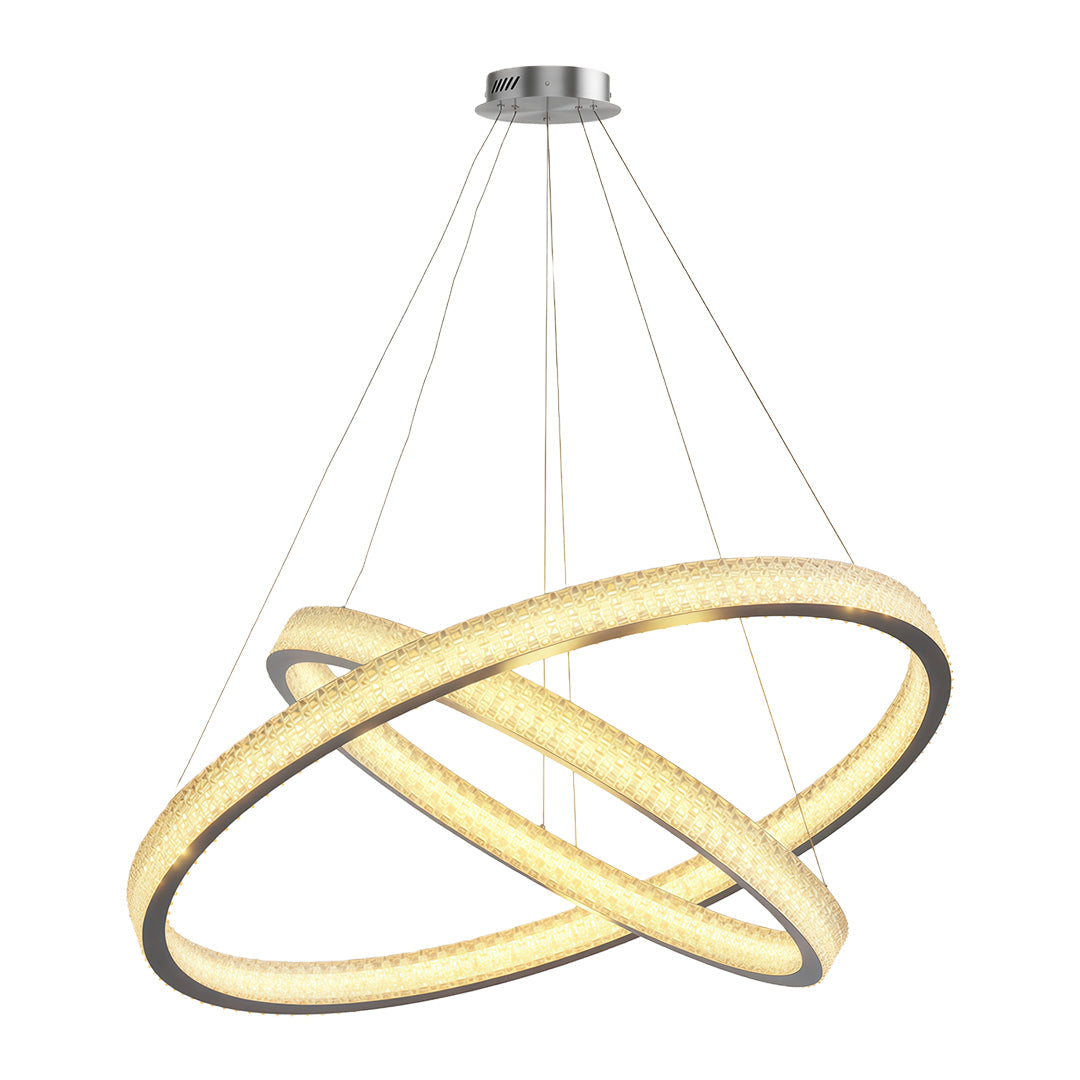 Luxury Copper Circular Chandelier Ceiling Light
