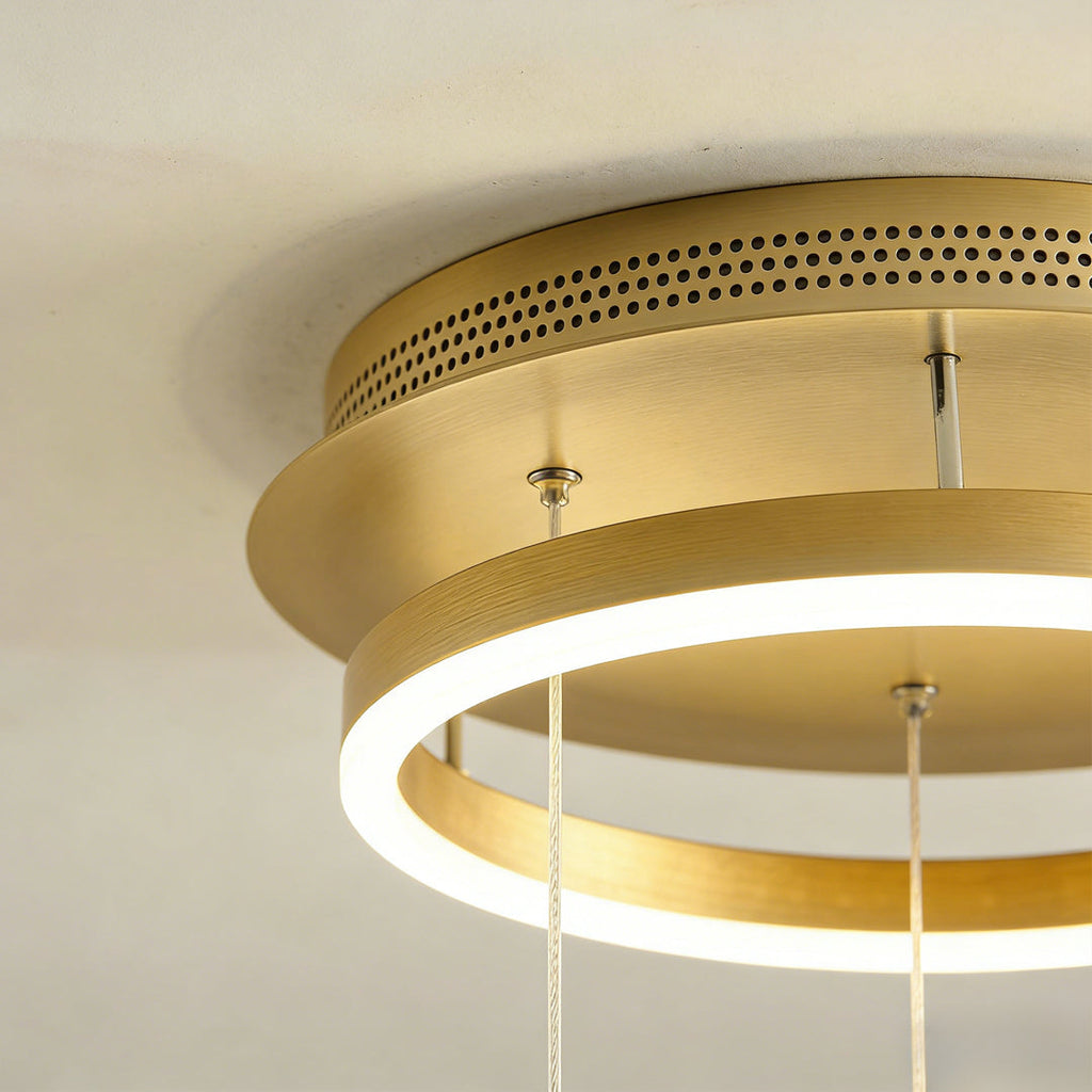 Modern Butterfly Chandelier - Metal and Acrylic Ceiling Light