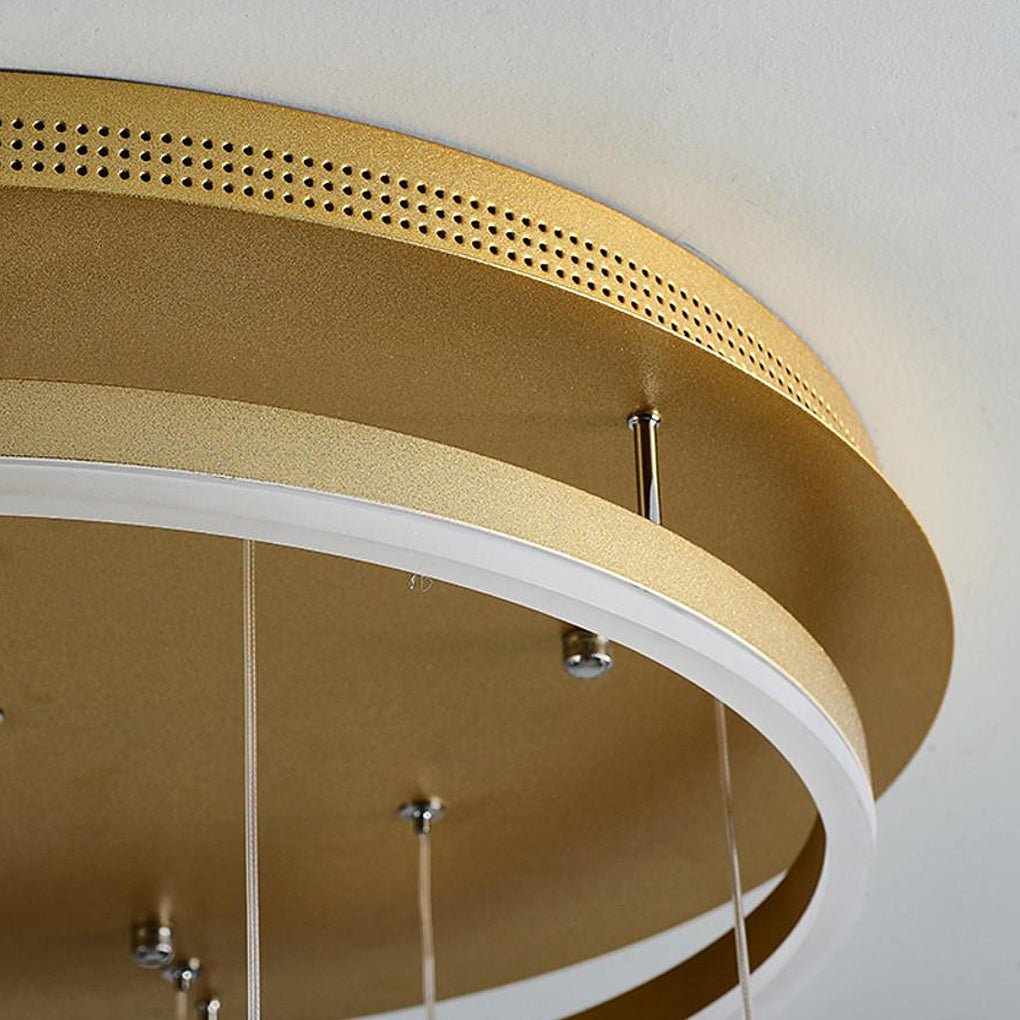 Modern Butterfly Chandelier - Metal and Acrylic Ceiling Light