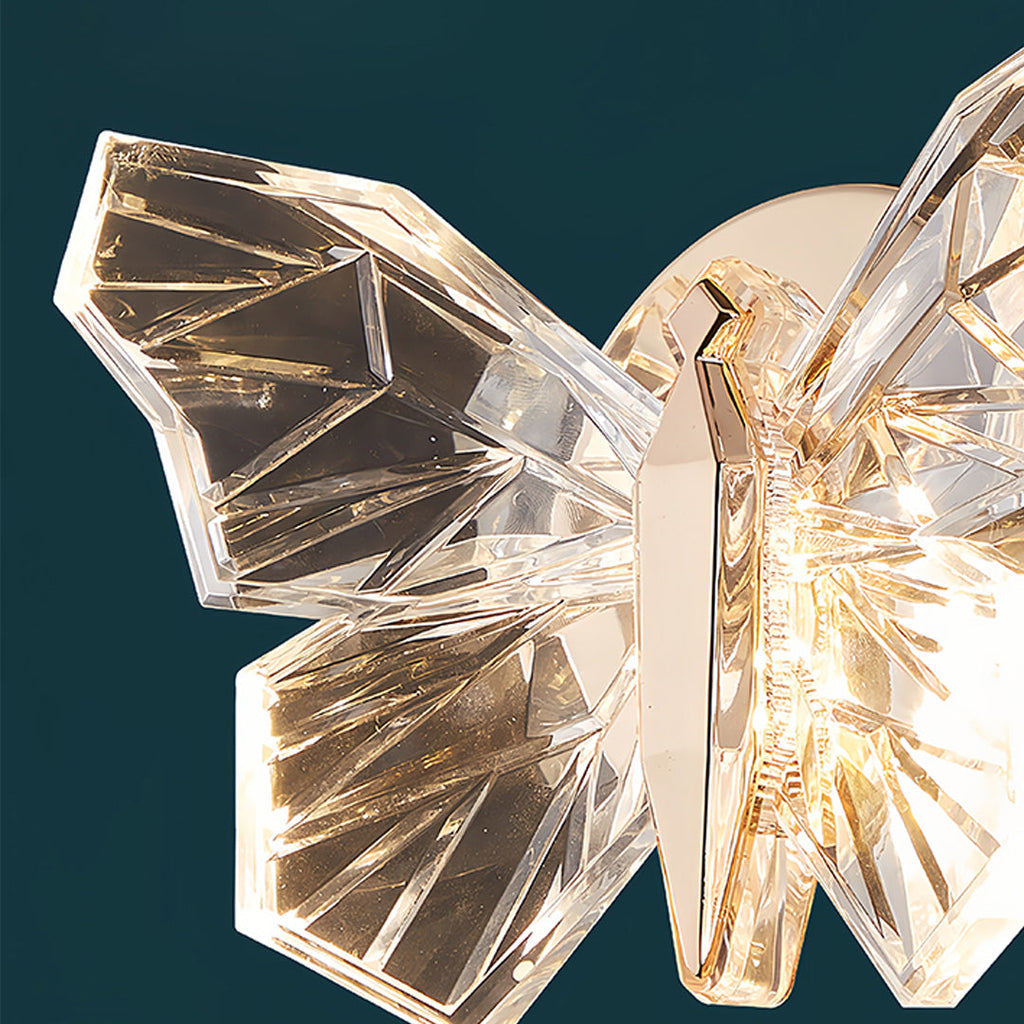 Elegant Butterfly Wall Sconce - Decorative Lighting Fixture