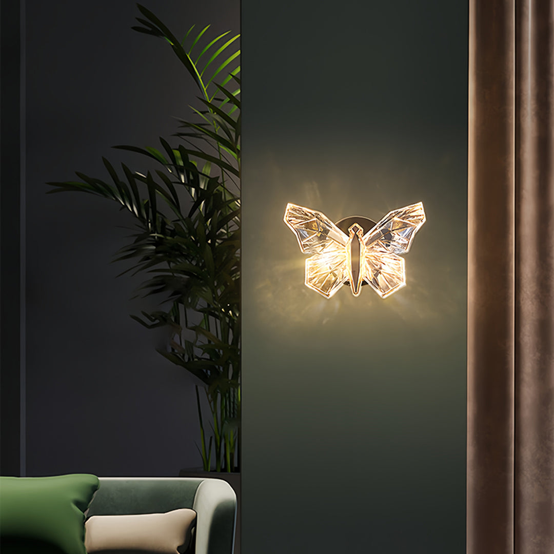 Elegant Butterfly Wall Sconce - Decorative Lighting Fixture