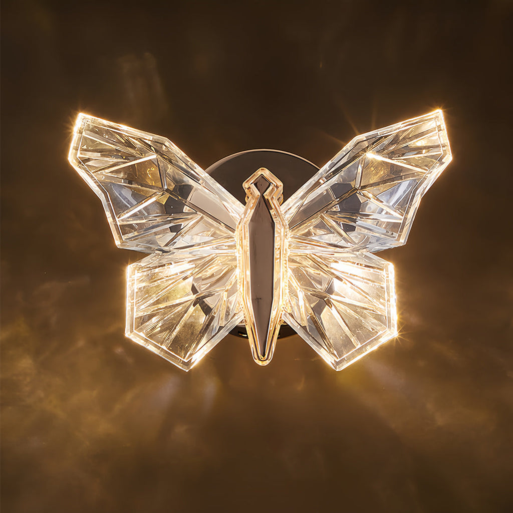 Elegant Butterfly Wall Sconce - Decorative Lighting Fixture