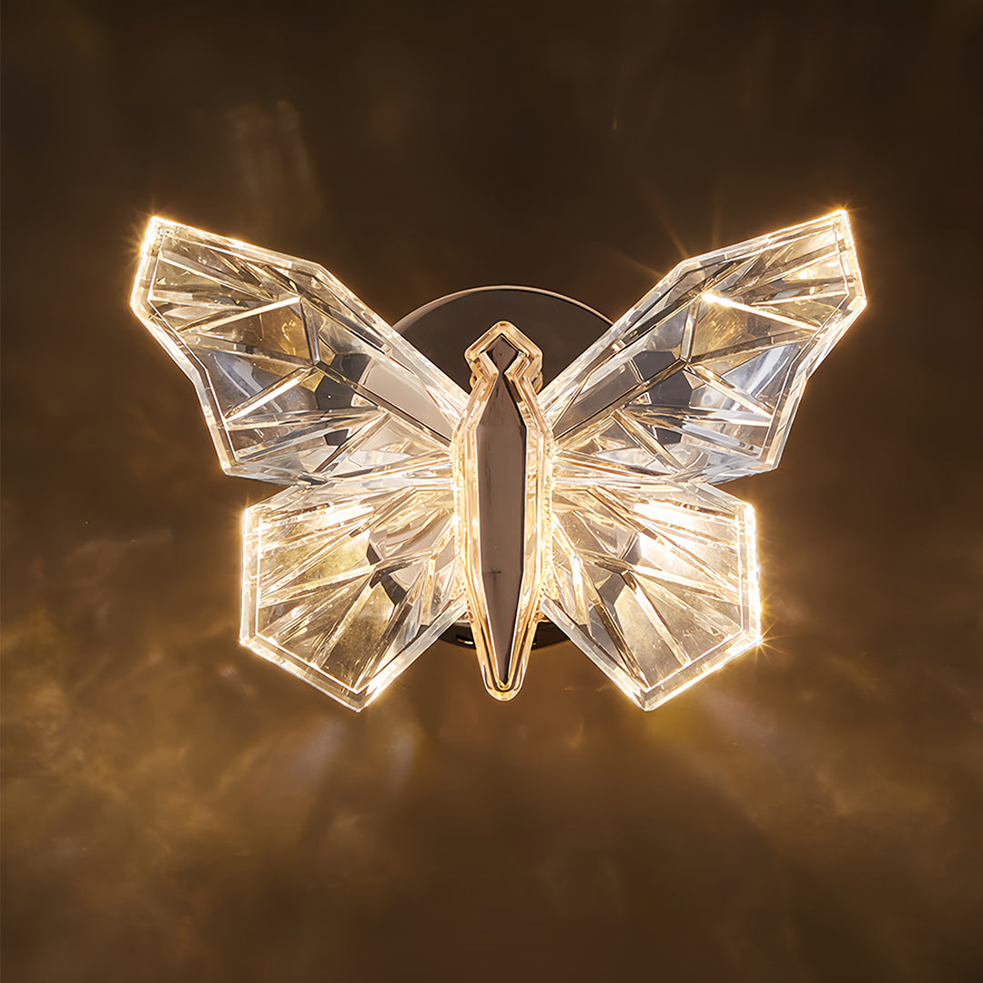 Elegant Butterfly Wall Sconce - Decorative Lighting Fixture