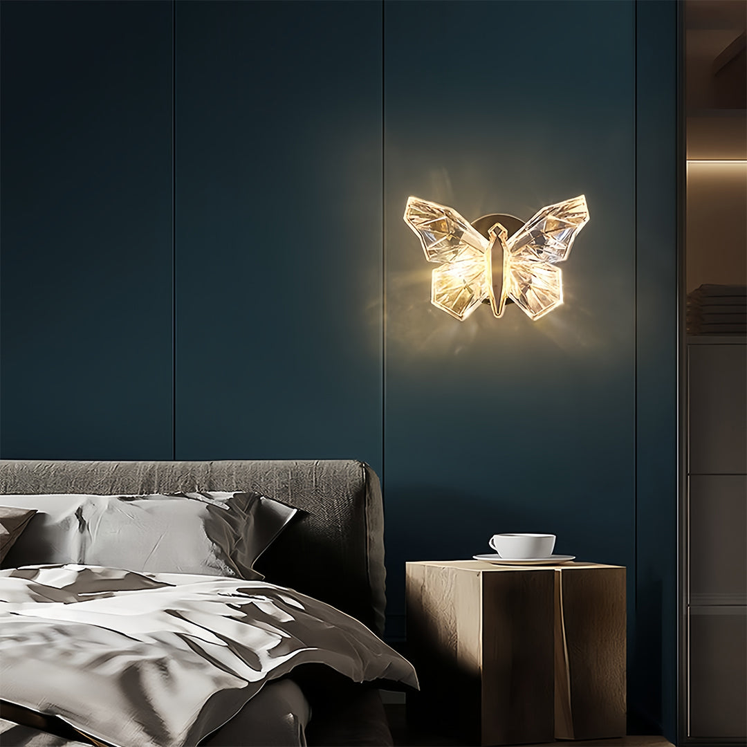 Elegant Butterfly Wall Sconce - Decorative Lighting Fixture