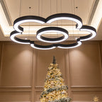 Set of 2 C-Shaped Pendant Lights - Minimalist Arc Design for Modern Spaces