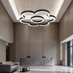 Set of 2 C-Shaped Pendant Lights - Minimalist Arc Design for Modern Spaces