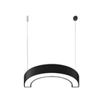 Set of 2 C-Shaped Pendant Lights - Minimalist Arc Design for Modern Spaces