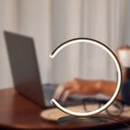 Modern C-Shaped Touch-Control LED Table Lamp