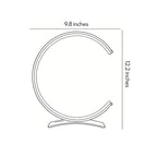 Modern C-Shaped Touch-Control LED Table Lamp