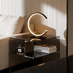Modern C-Shaped Touch-Control LED Table Lamp