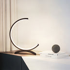 Modern C-Shaped Touch-Control LED Table Lamp
