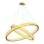 Luxury Copper Circular Chandelier Ceiling Light