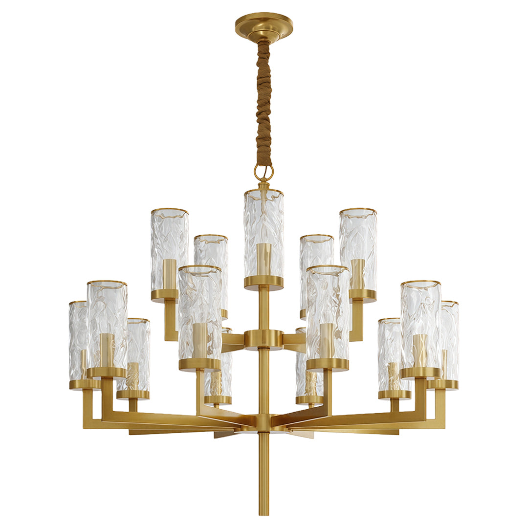 Modern Minimalist Glass Island Chandelier - Luxury Ceiling Light