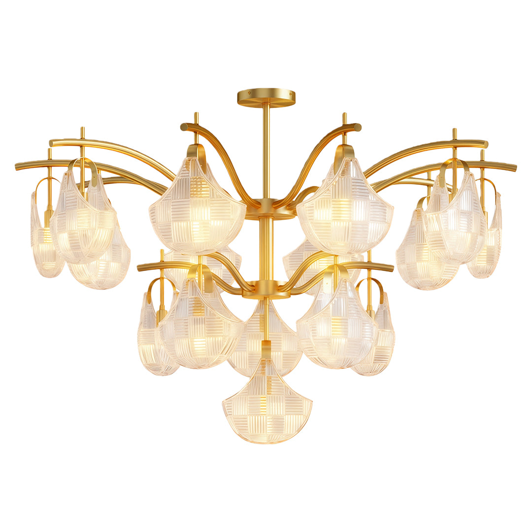 Modern Luxury Shell Chandelier Ceiling Light