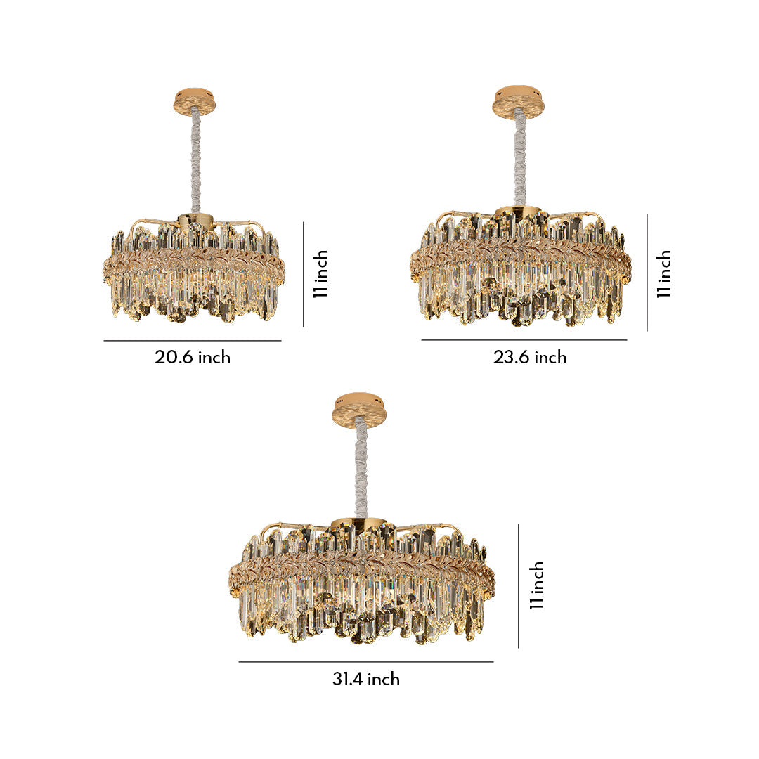 Modern Crystal Chandelier Ceiling Light - Luxury Home Decor