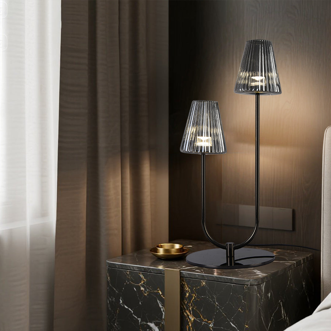 Modern Black LED Table Lamps - Minimalist Elegant Design